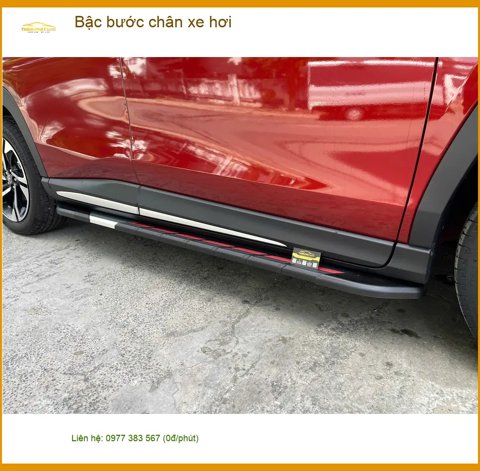 Chú Đức lắp bậc bước chân cho VinFast Lux SA tại Quận Huyện Củ Chi