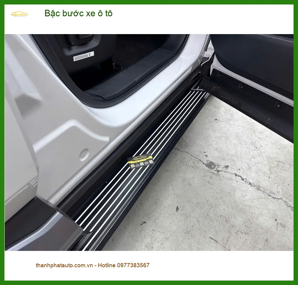 Anh Long lắp bậc bước xe ô tô Toyota Fortuner ở Hóc Môn