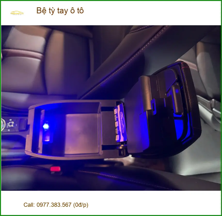 Chị Thảo lắp bệ tỳ tay ô tô Hyundai Accent tại Quận 3 uy tín, giá tốt ảnh thực tế 3