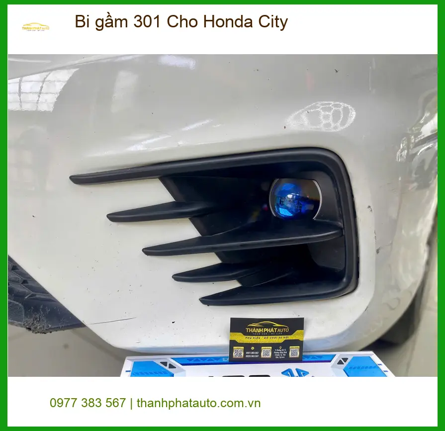Anh Khải độ Bi gầm 301 cho Honda City ở Bình Chánh vì ánh sáng yếu ảnh thực tế 2