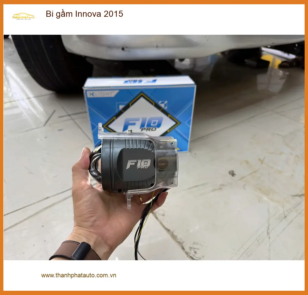 Anh Khải độ bi gầm cho Toyota Innova 2015 tại Bình Chánh để tăng sáng khi đi đêm ảnh thực tế 2