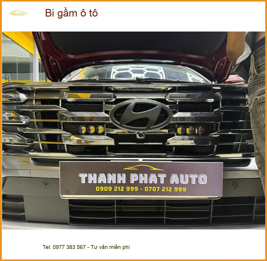 Anh Khải độ bi gầm ô tô cho Honda CRV tại Quận 5 vì đèn zin yếu