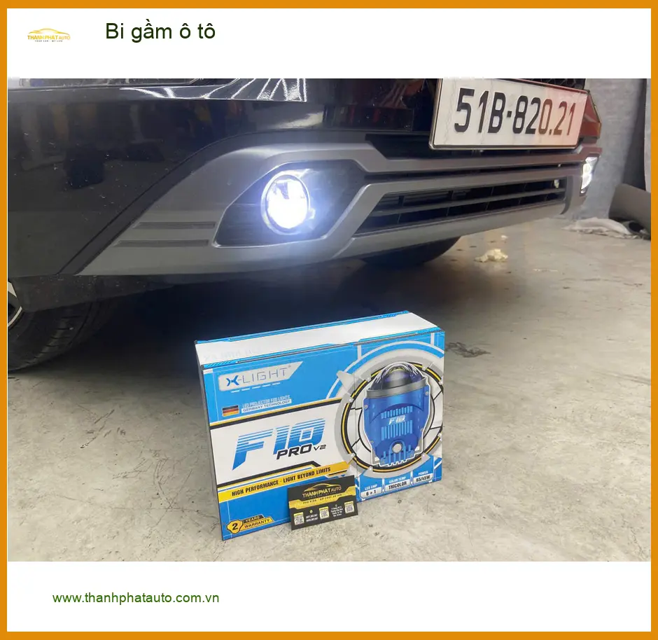 Chị Thanh độ bi gầm ô tô cho Hyundai Accent vì đèn yếu khi đi đường đêm ở Quận 12 ảnh thực tế 4