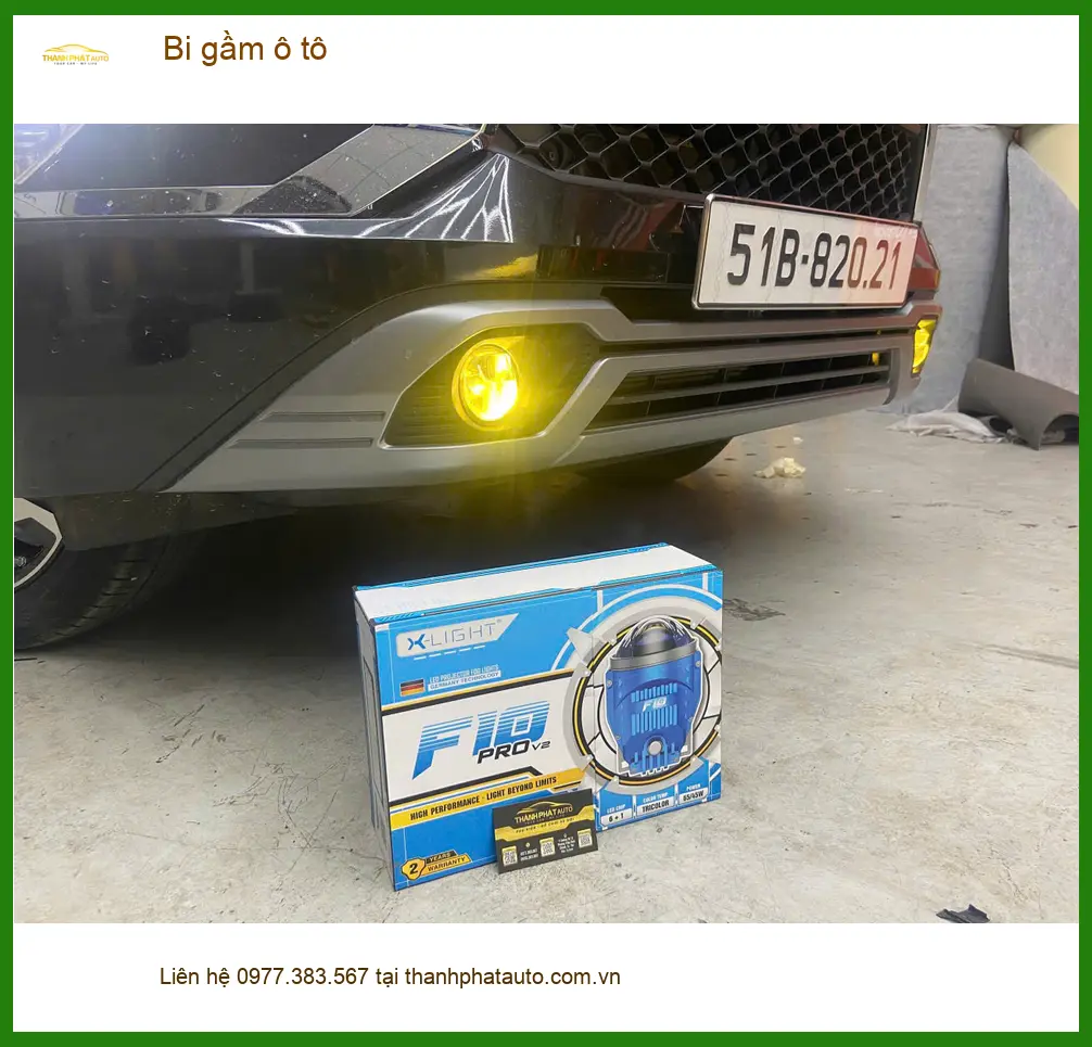 Chị Thanh độ bi gầm ô tô cho Hyundai Accent vì đèn yếu khi đi đường đêm ở Quận 12 ảnh thực tế 5