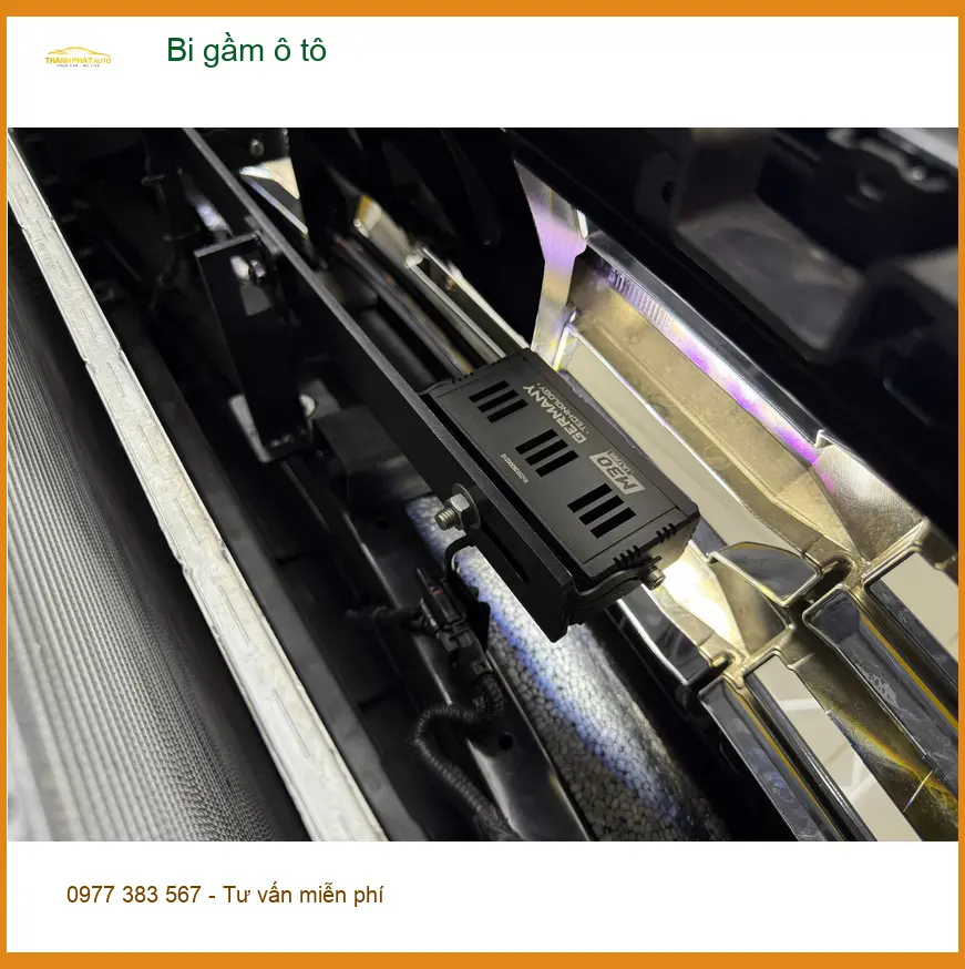 Anh Dũng lắp bi gầm ô tô Hyundai Accent tại Hóc Môn để cải thiện tầm nhìn ban đêm ảnh thực tế 3