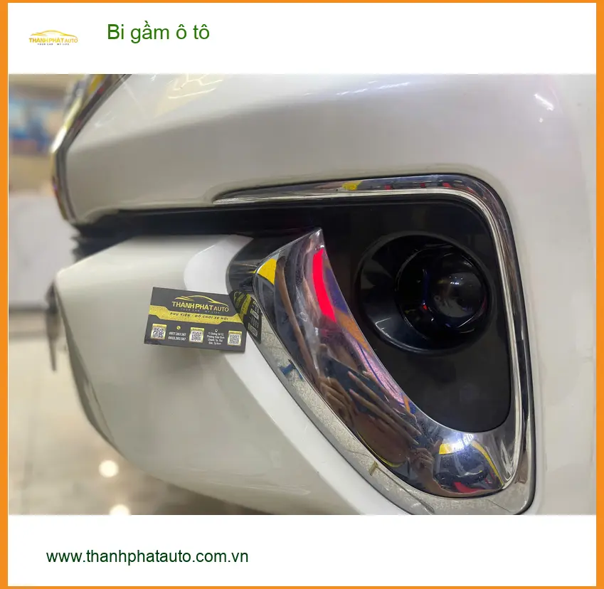 Anh Khang độ bi gầm ô tô Hyundai Accent Quận 3, giải quyết đèn zin yếu