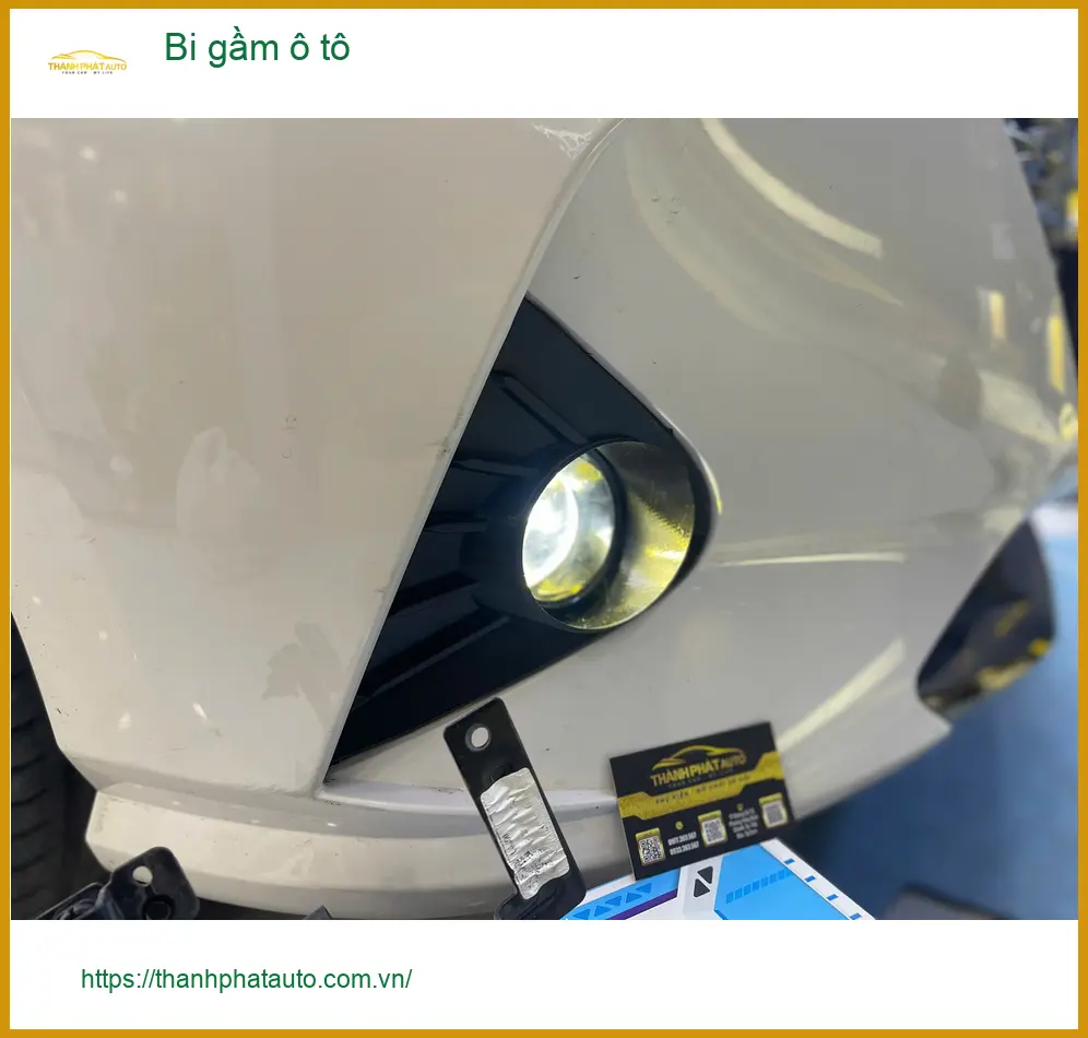 Anh Tấn lắp bi gầm ô tô cho Hyundai Santa Fe tại Quận Huyện Củ Chi