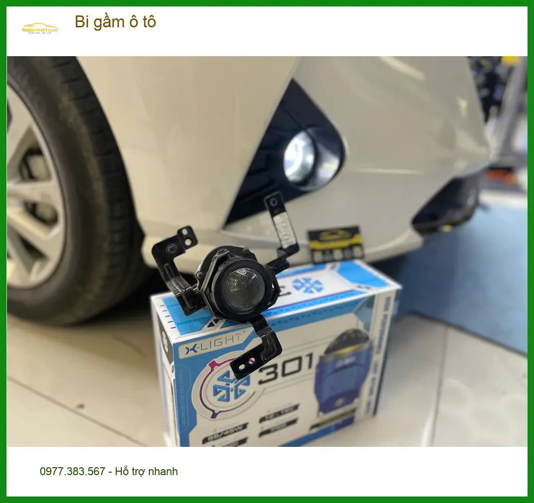 Anh Tấn lắp bi gầm ô tô cho Hyundai Santa Fe tại Quận Huyện Củ Chi ảnh thực tế 2