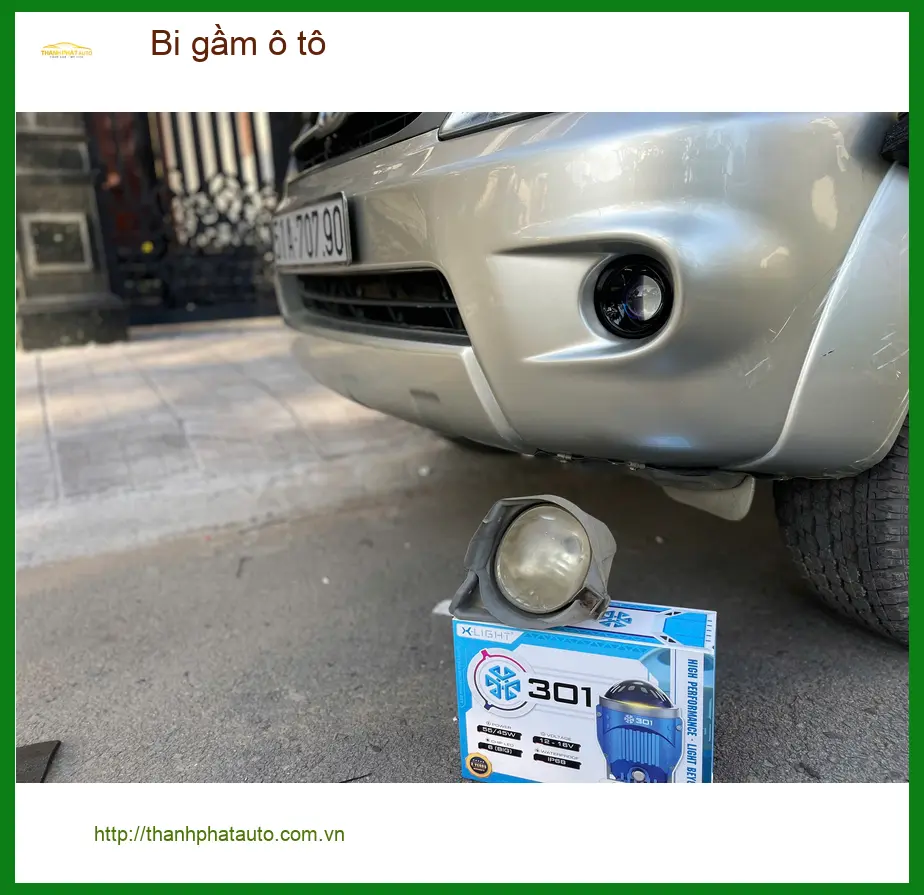 Anh Bảo lắp bi gầm ô tô cho Suzuki XL7 ở Quận 6 để tăng sáng ban đêm ảnh thực tế 4