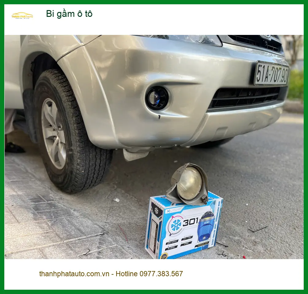 Anh Tấn độ bi gầm cho Honda CRV tại Quận Phú Nhuận để cải thiện tầm nhìn ban đêm