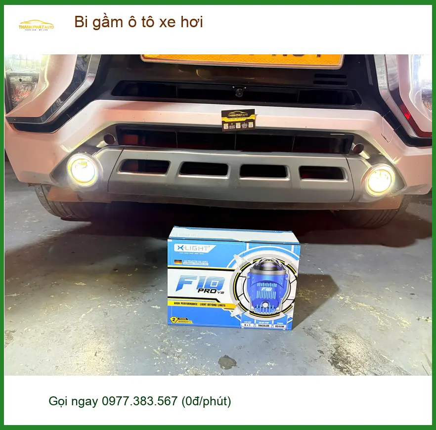 Anh Khang độ bi gầm ô tô Hyundai Accent tại Quận Thủ Đức vì đèn zin yếu khi về đêm ảnh thực tế 5