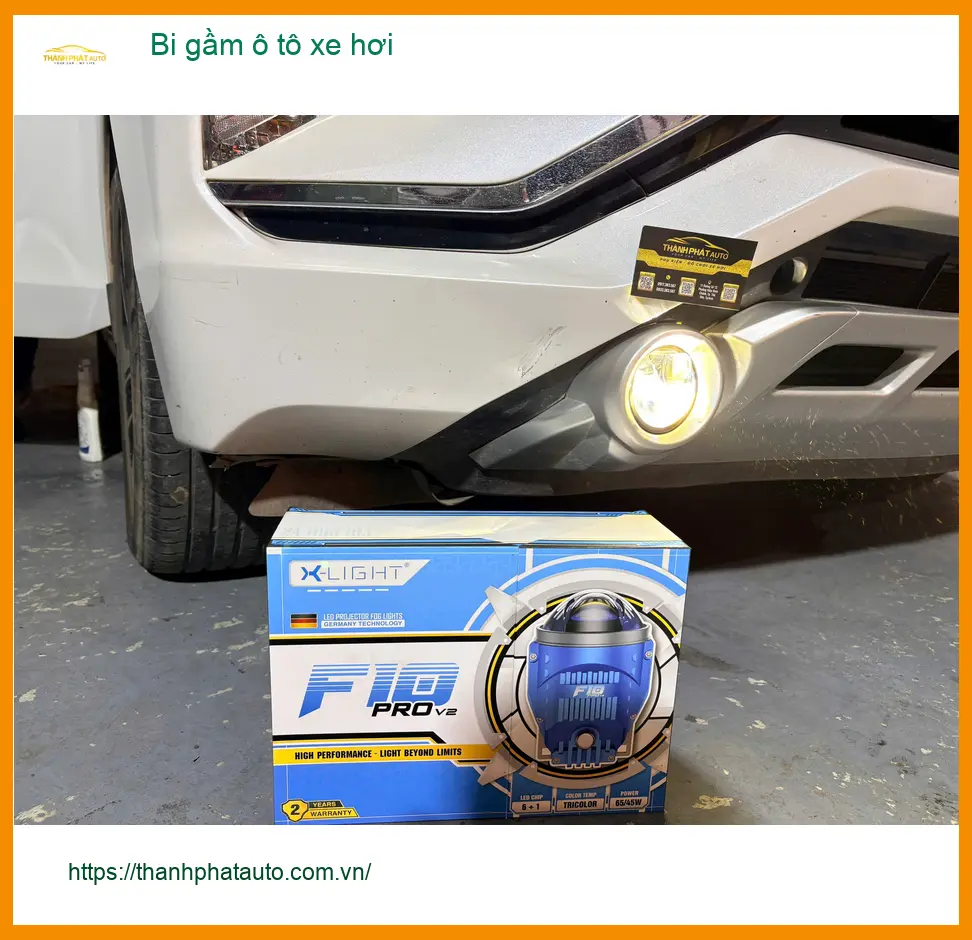 Anh Khải độ bi gầm cho Honda HR-V tại Quận 12 vì đèn zin không đủ sáng