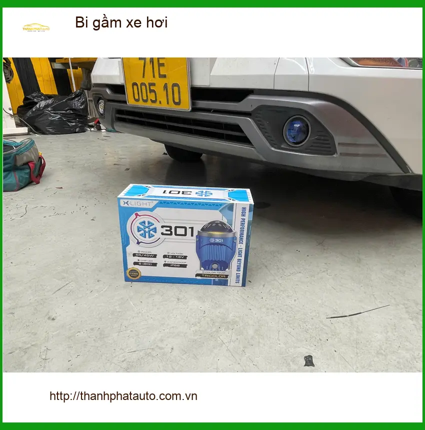 Anh Kiên độ bi gầm xe Hyundai Creta tại Quận 10 vì đèn zin yếu sáng ảnh thực tế 4