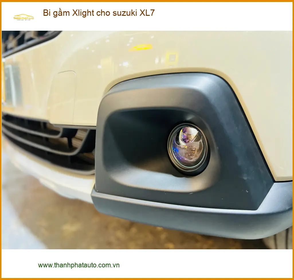 Anh Khang lắp bi gầm Xlight cho Suzuki XL7 ở Củ Chi để an toàn hơn khi di chuyển đêm