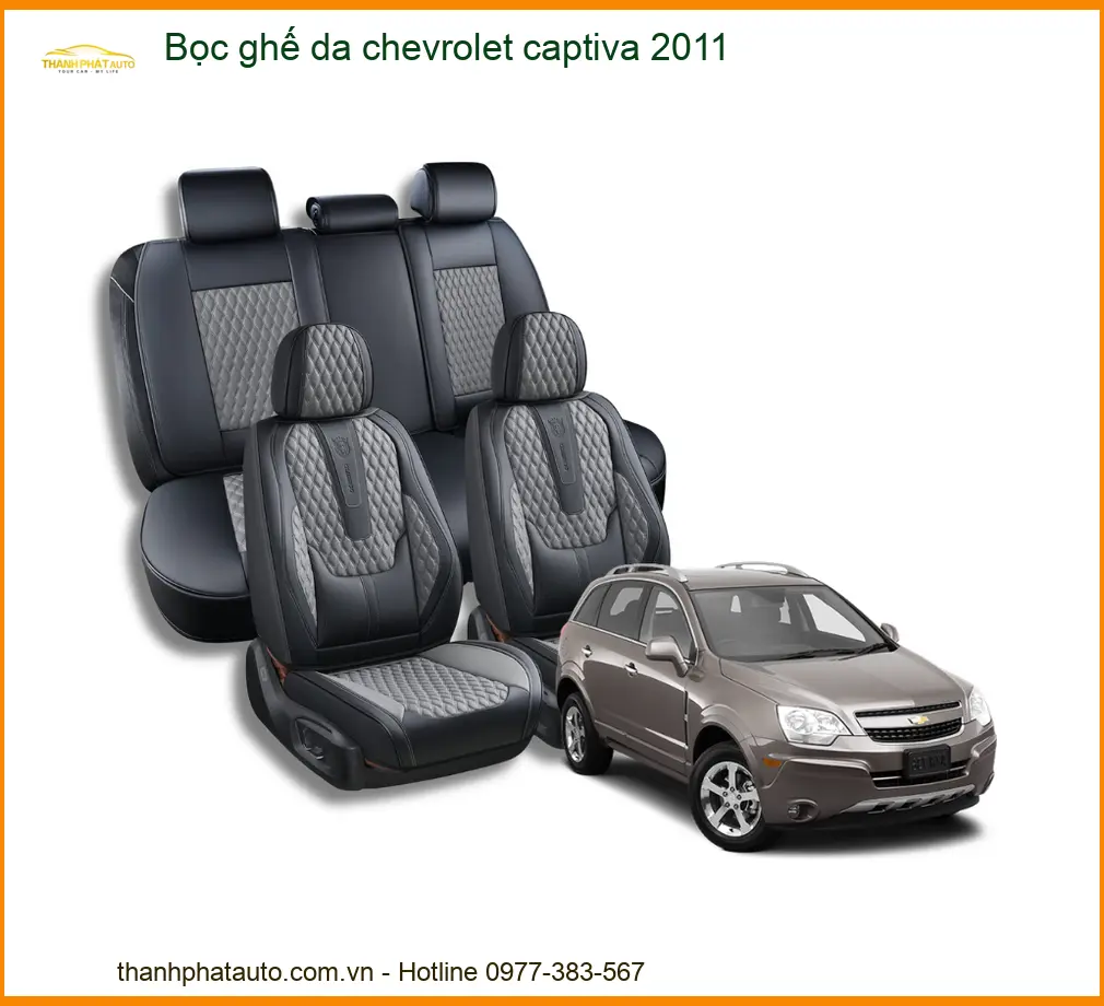 Bọc Ghế Da Chevrolet Captiva 2011 - Địa Chỉ Lắp Đặt Uy Tín TPHCM