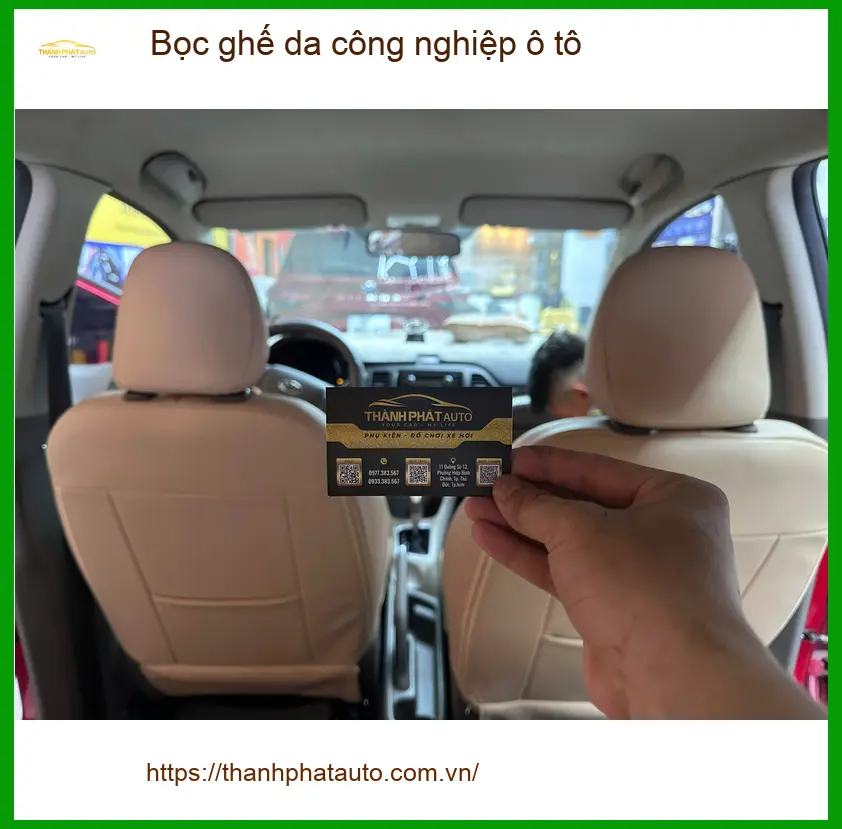 Anh Minh Hyundai Accent bọc ghế da công nghiệp ô tô Quận Gò Vấp ảnh thực tế 3
