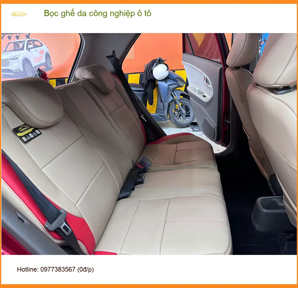 Chị Thanh bọc ghế da công nghiệp ô tô cho Honda HR-V tại Quận Phú Nhuận ảnh thực tế 2