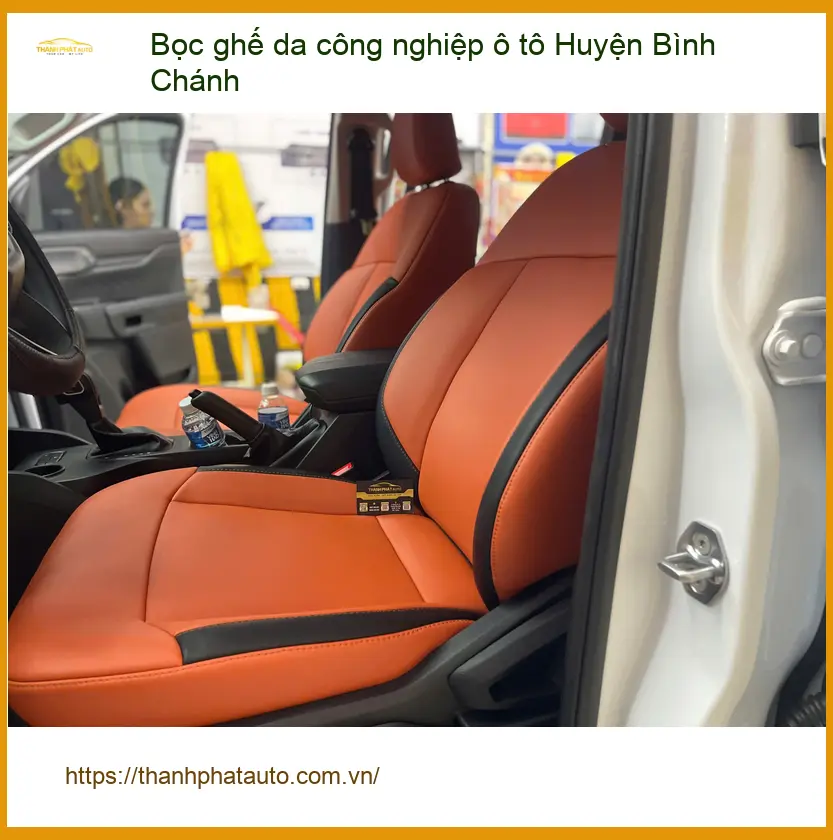 Nơi Bọc Ghế Da ghế da công nghiệp ô tô Huyện Bình Chánh - Giá Tốt TPHCM ảnh thực tế 2