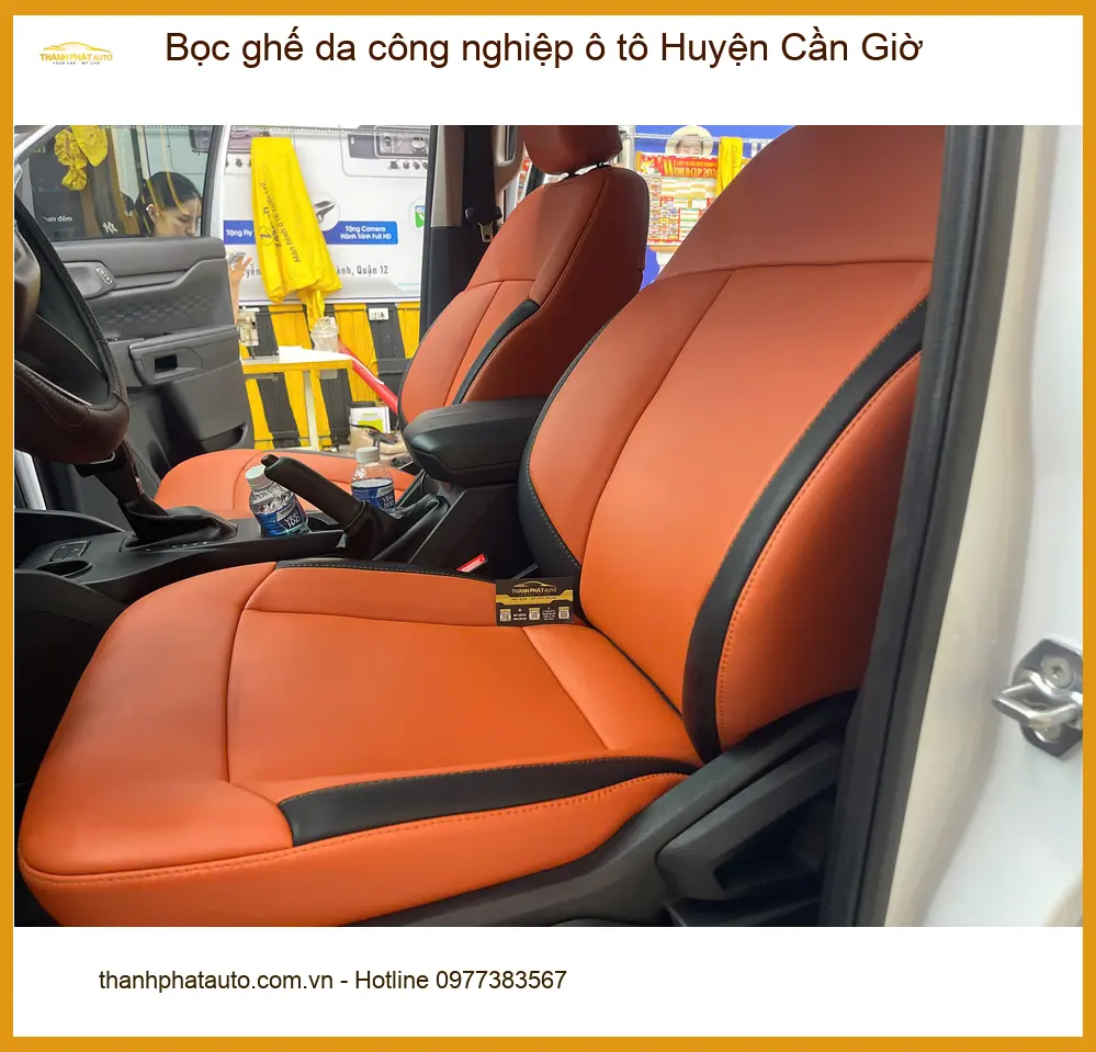 Nơi Bọc Ghế Da ghế da công nghiệp ô tô Huyện Cần Giờ - Giá Tốt TPHCM