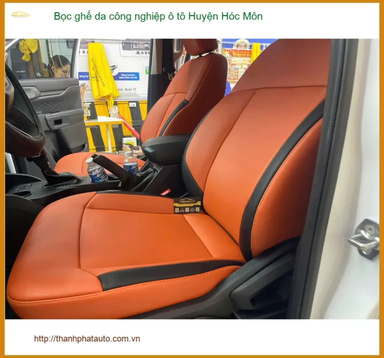 Địa Chỉ May Bọc Ghế Da ghế da công nghiệp ô tô Huyện Hóc Môn - Lắp Đặt Uy Tín TPHCM