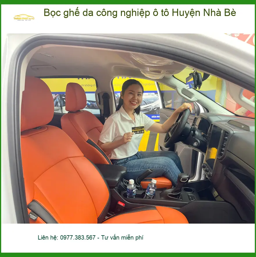 Trung Tâm Bọc Ghế Da Công Nghiệp Ô Tô Huyện Nhà Bè - Lắp Đặt Uy Tín TPHCM ảnh thực tế 2