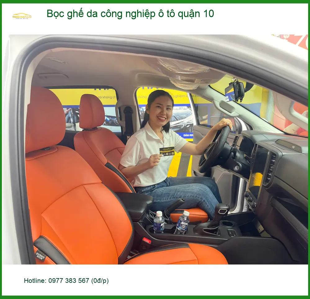 Nơi Bọc Ghế Da ghế da công nghiệp ô tô quận 10 - Giá Tốt TPHCM ảnh thực tế 2