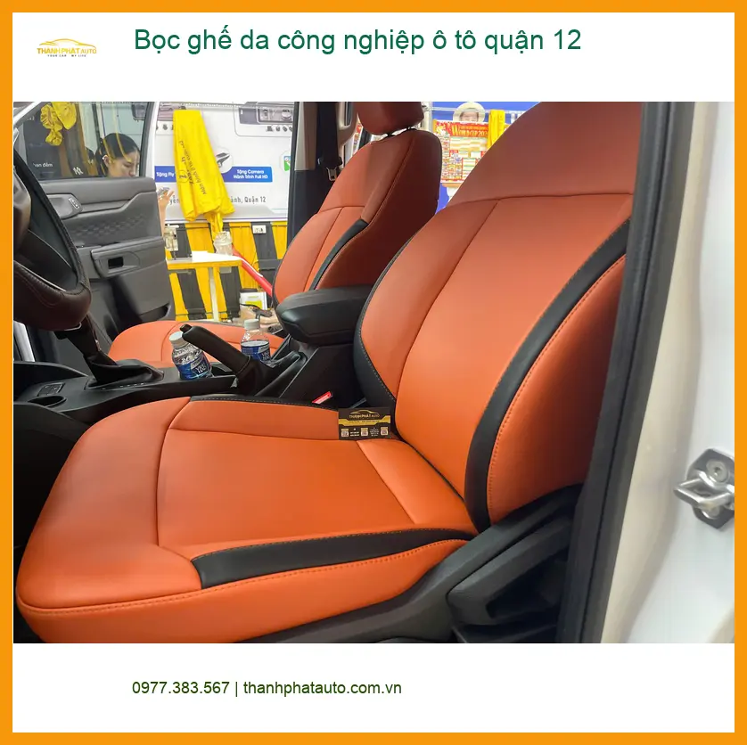 Cửa Hàng Thi Công Bọc Ghế Da ghế da công nghiệp ô tô quận 12 - Giá Tốt TPHCM ảnh thực tế 2