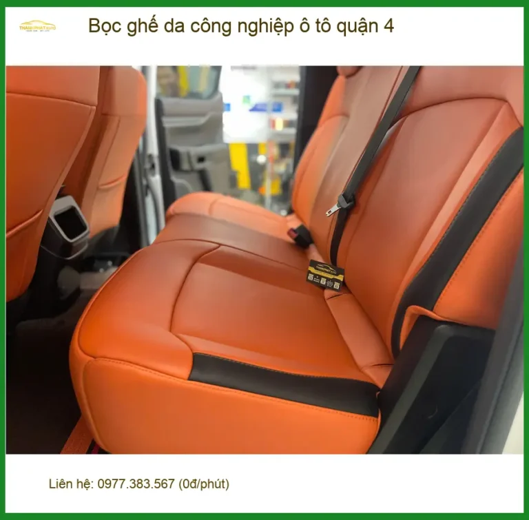 Cửa Hàng Bọc Ghế Da ghế da công nghiệp ô tô quận 4 - Thi Công Chuyên Nghiệp