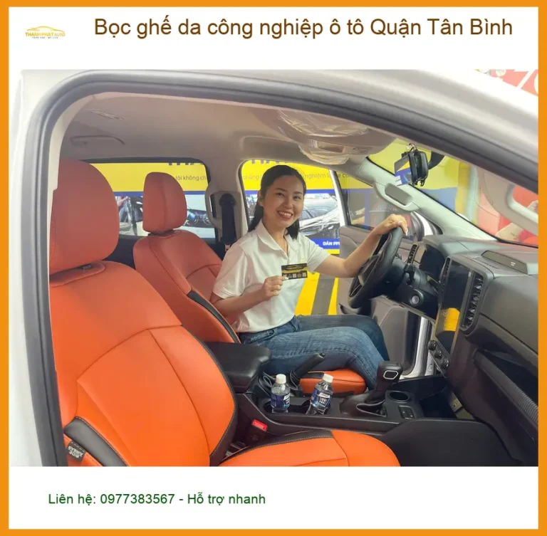 Cửa Hàng Bọc Ghế Da ghế da công nghiệp ô tô Quận Tân Bình - Giá Tốt TPHCM
