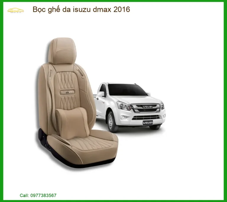 Bọc Ghế Da Isuzu Dmax 2016 - Trung Tâm Nâng Cấp Chính Hãng TPHCM