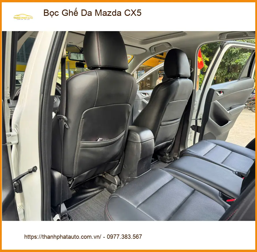 Anh Quý bọc ghế da Mazda CX5 tại Quận 11 để nâng tầm nội thất