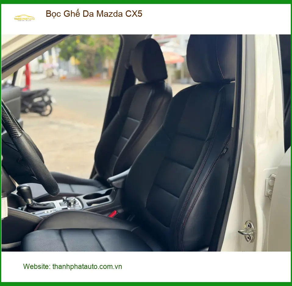 Anh Quý bọc ghế da Mazda CX5 tại Quận 11 để nâng tầm nội thất ảnh thực tế 2