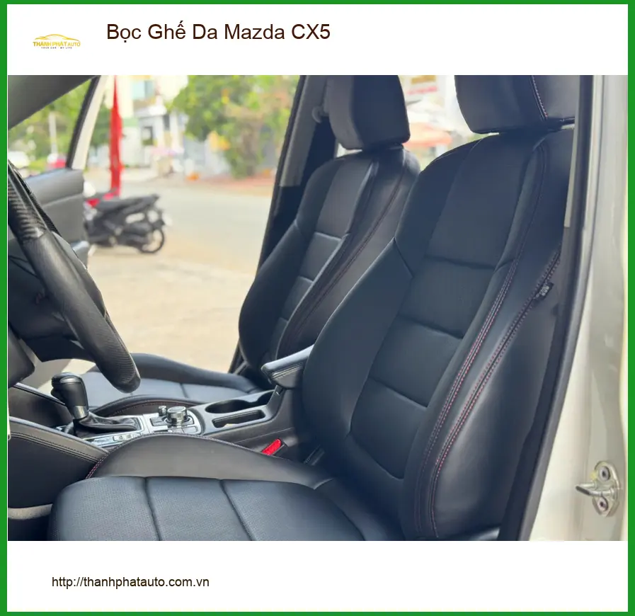 Anh Quý bọc ghế da Mazda CX5 tại Quận 11 để nâng tầm nội thất ảnh thực tế 4