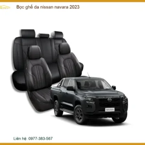 Bọc ghế da Nissan Navara 2023 - Địa Chỉ Lắp Đặt Chính Hãng Giá Tốt TPHCM