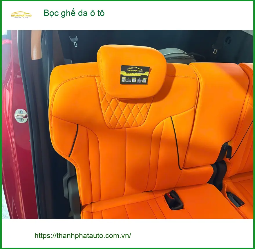Anh Khoa bọc ghế da ô tô Hyundai Accent tại Quận 6 để nội thất xe sạch đẹp hơn ảnh thực tế 2
