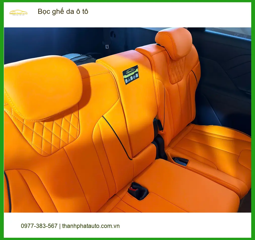 Anh Khoa bọc ghế da ô tô Hyundai Accent tại Quận 6 để nội thất xe sạch đẹp hơn ảnh thực tế 3