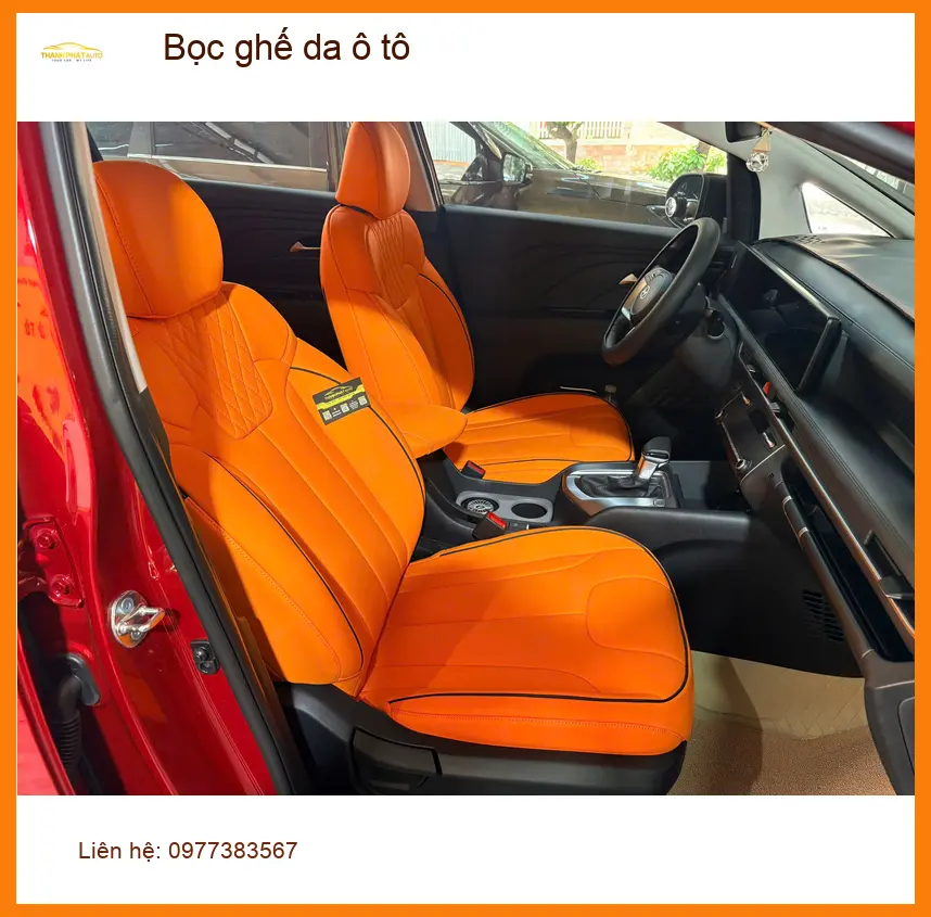 Anh Khang bọc ghế da ô tô Suzuki XL7 tại Cần Giờ để nội thất luôn mới.