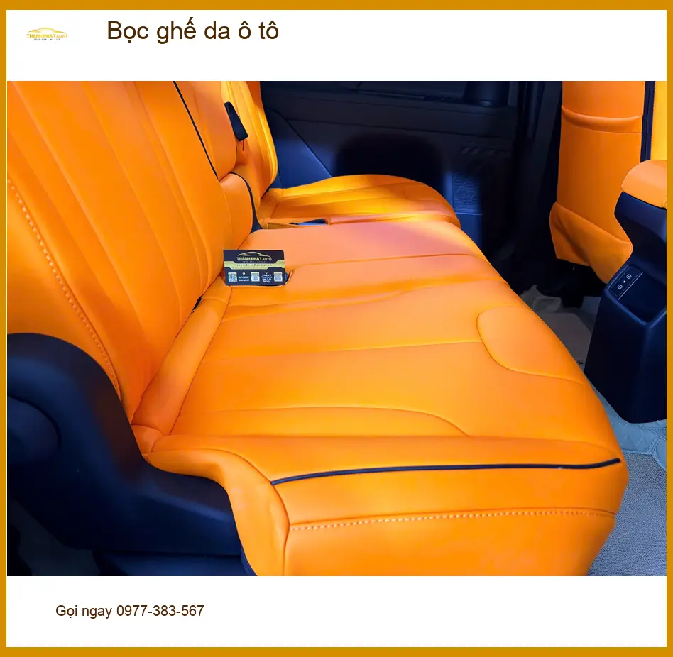 Anh Khang bọc ghế da ô tô Suzuki XL7 tại Cần Giờ để nội thất luôn mới. ảnh thực tế 2