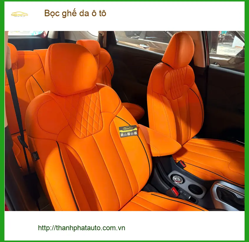 Anh Khang bọc ghế da ô tô Suzuki XL7 tại Cần Giờ để nội thất luôn mới. ảnh thực tế 4