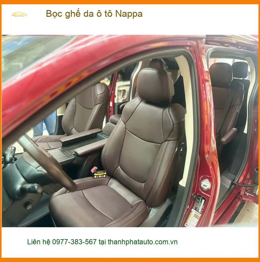 Anh Tấn bọc ghế da Nappa cho Mazda 3 tại Quận 12 để nội thất xe thêm sang trọng ảnh thực tế 3