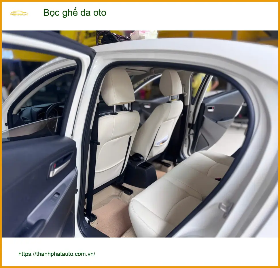 Bác Trí bọc ghế da ô tô Kia Carnival tại Hóc Môn để nâng tầm không gian xe ảnh thực tế 4