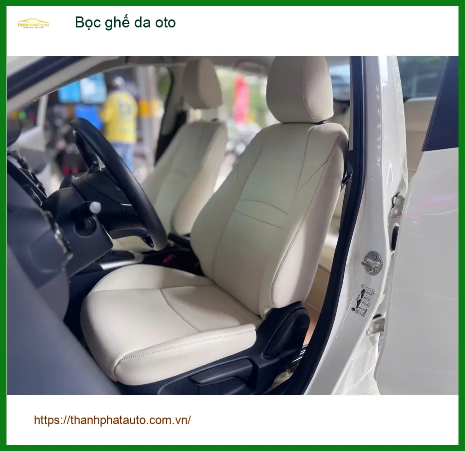 Bác Trí bọc ghế da ô tô Kia Carnival tại Hóc Môn để nâng tầm không gian xe ảnh thực tế 5