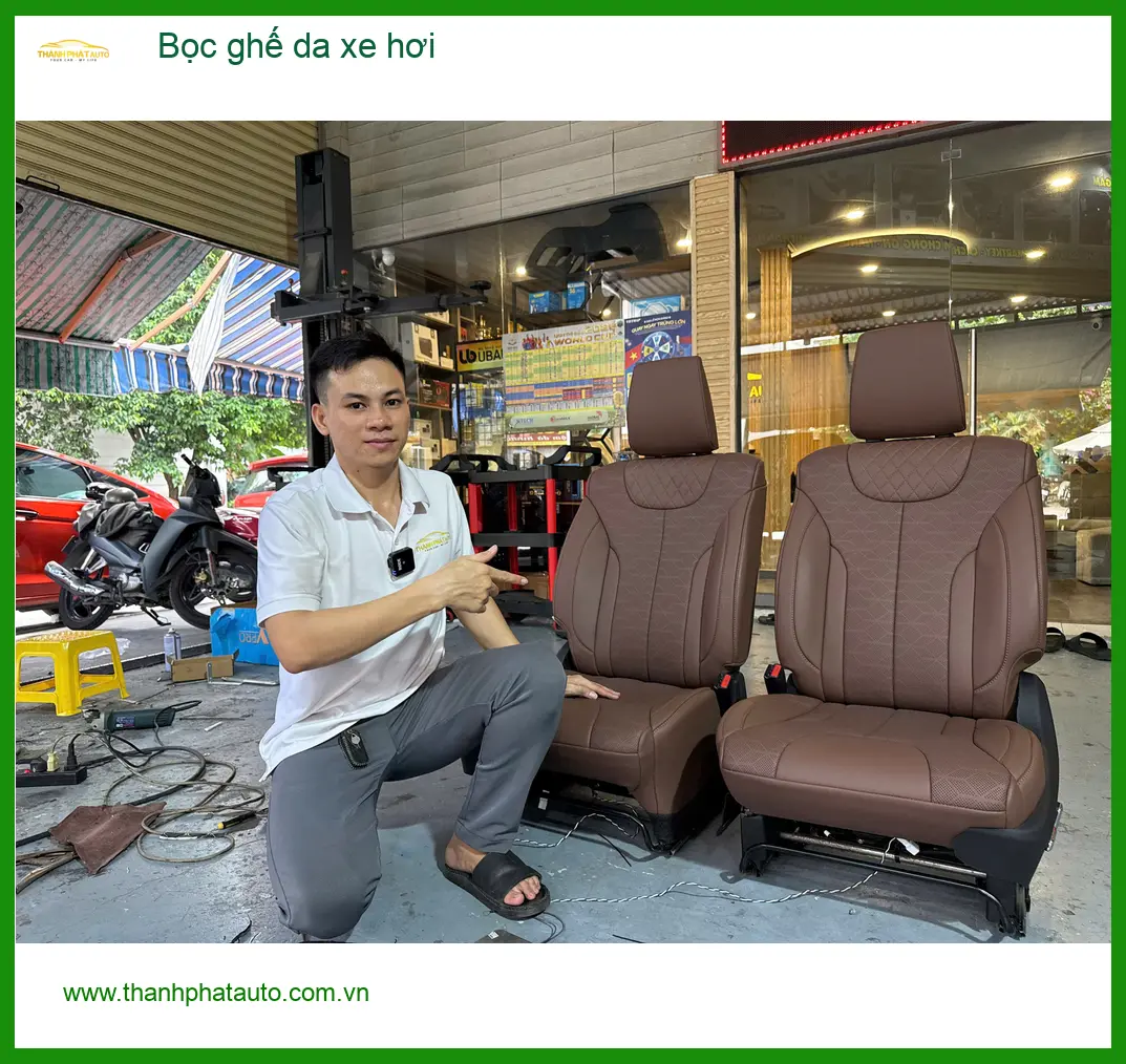 Anh Long bọc ghế da Toyota Corolla Cross tại Bình Chánh để nâng tầm nội thất