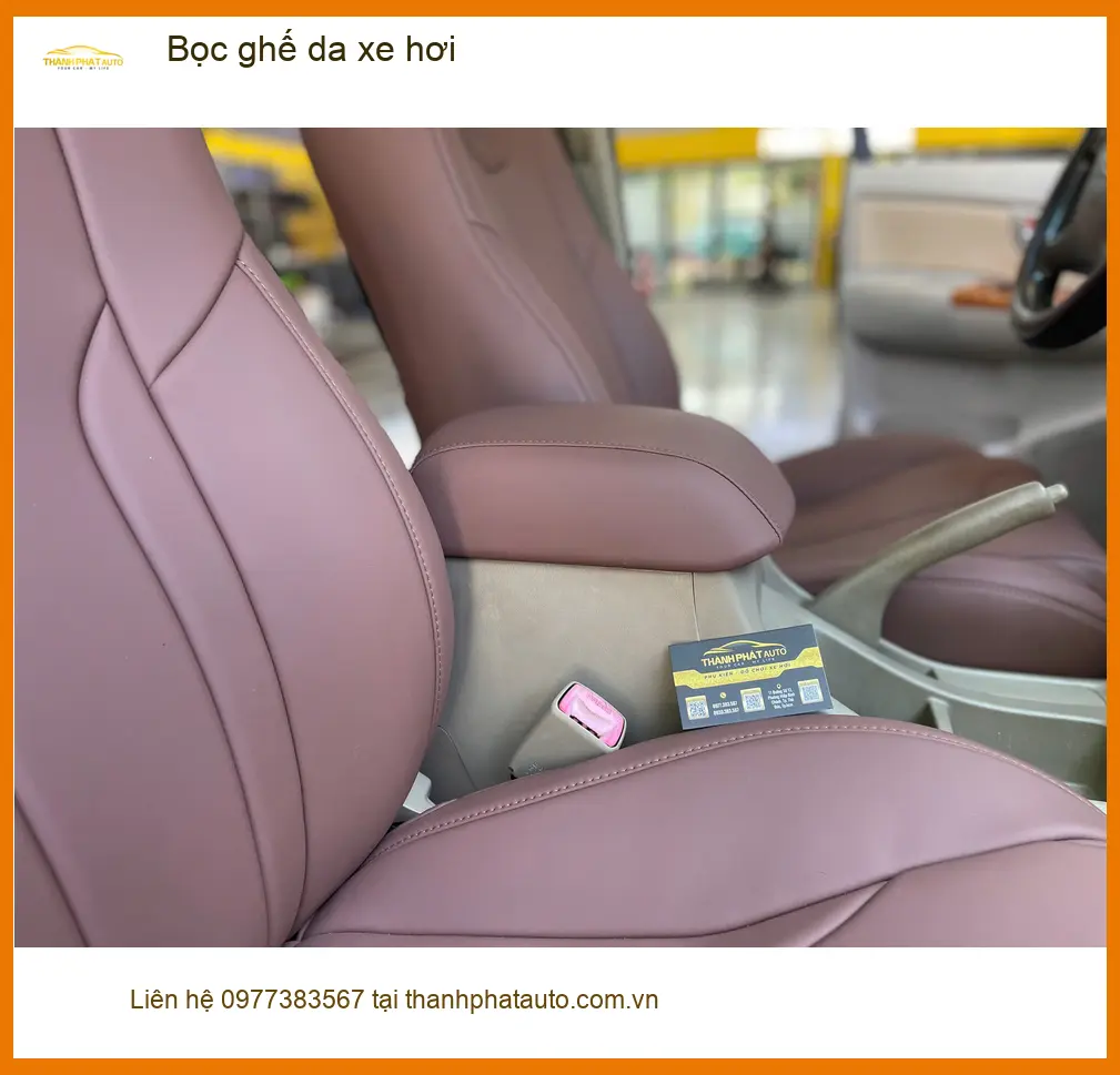 Anh Trường bọc ghế da xe hơi Toyota Veloz Cross tại Cần Giờ để đổi mới nội thất ảnh thực tế 2
