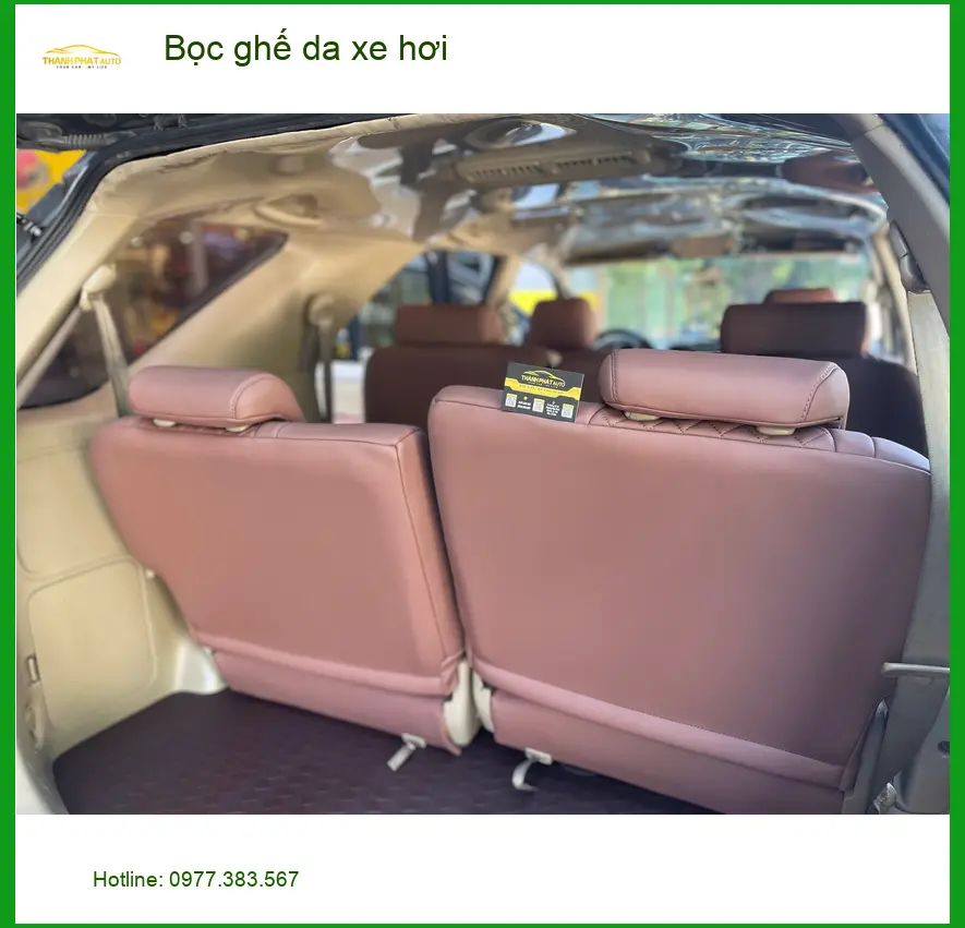 Anh Trường bọc ghế da xe hơi Toyota Veloz Cross tại Cần Giờ để đổi mới nội thất ảnh thực tế 3