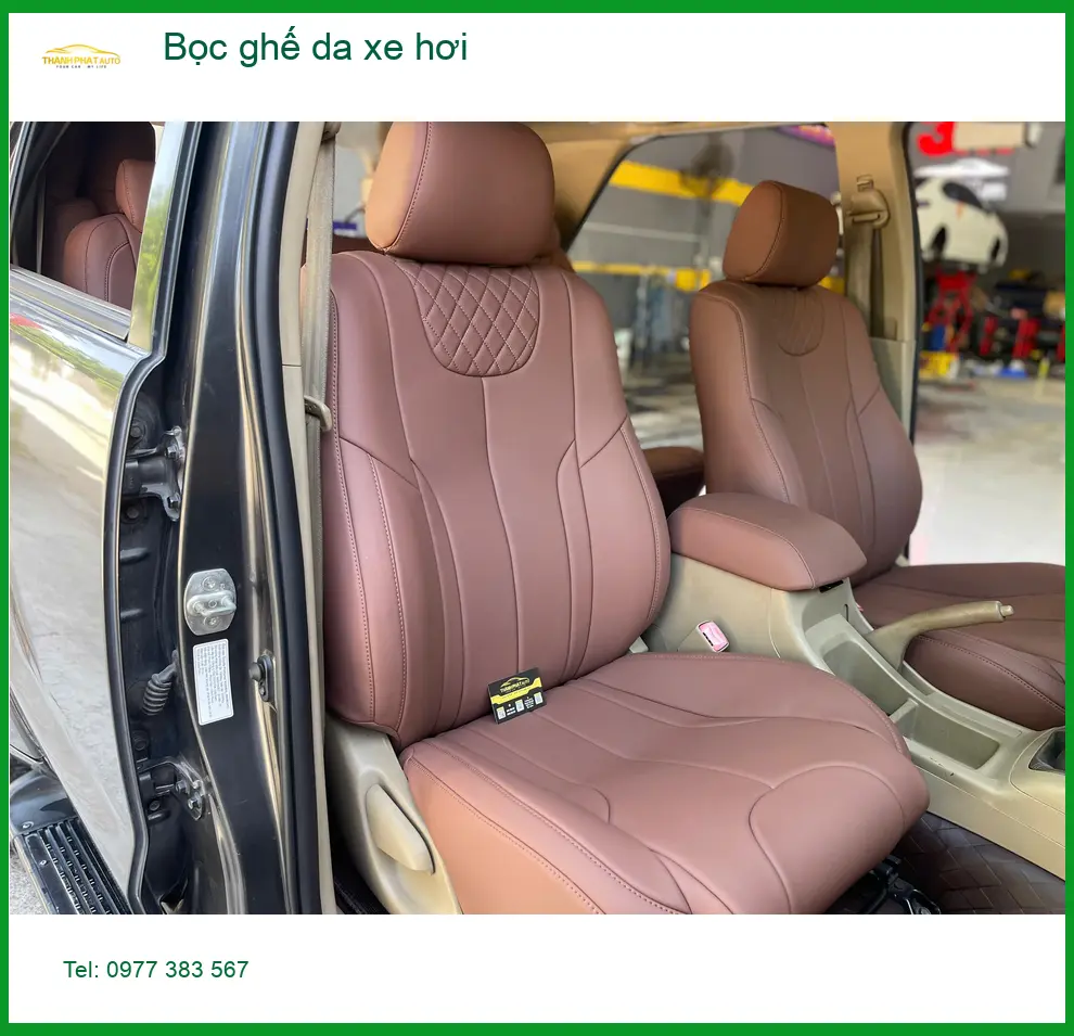 Anh Trường bọc ghế da xe hơi Toyota Veloz Cross tại Cần Giờ để đổi mới nội thất ảnh thực tế 5