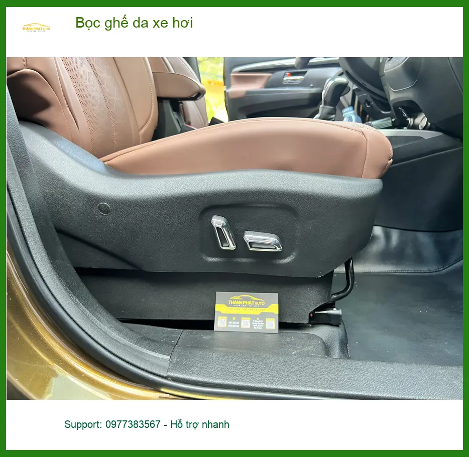Anh Tùng bọc ghế da xe hơi Honda CRV Quận 5 cho nội thất sang trọng