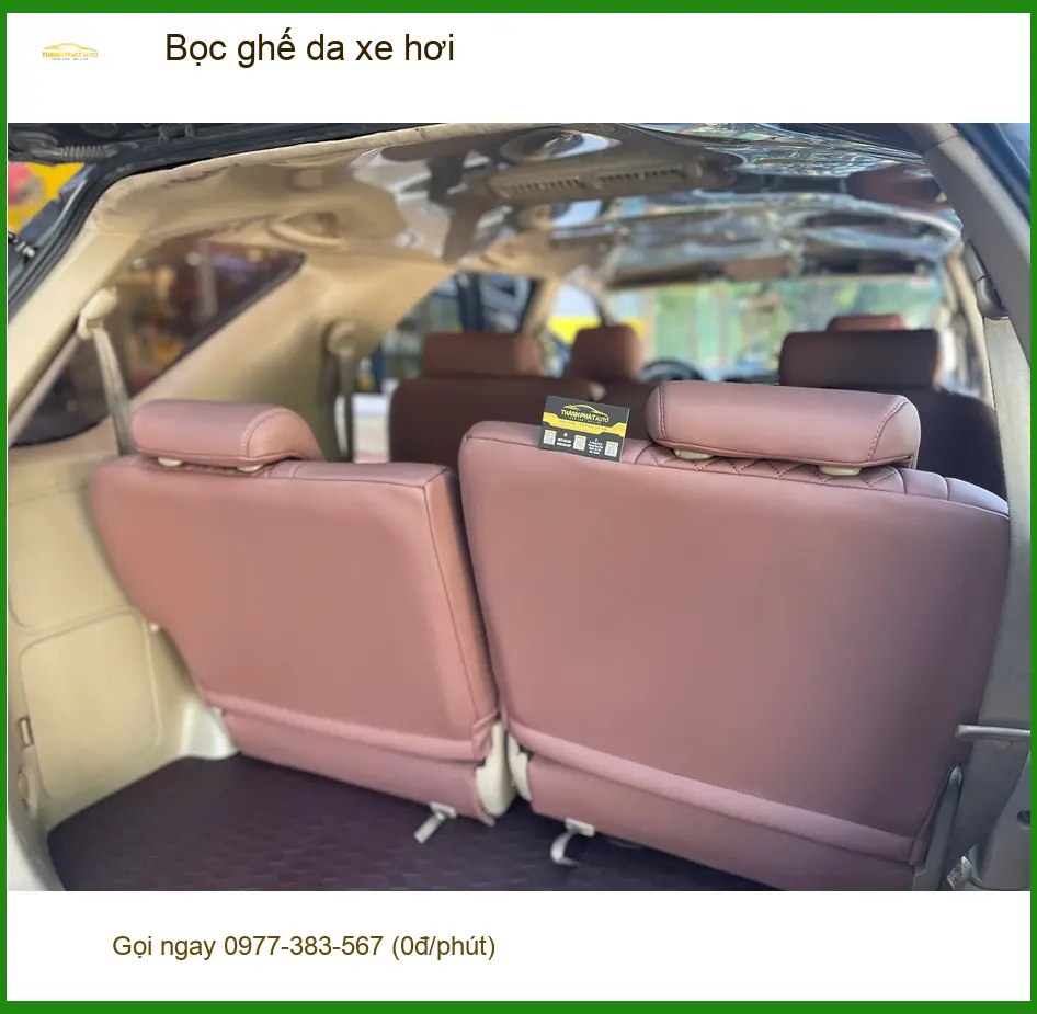 Anh Tú bọc ghế da xe hơi Kia K3 tại Quận 9 để nội thất thêm sang trọng