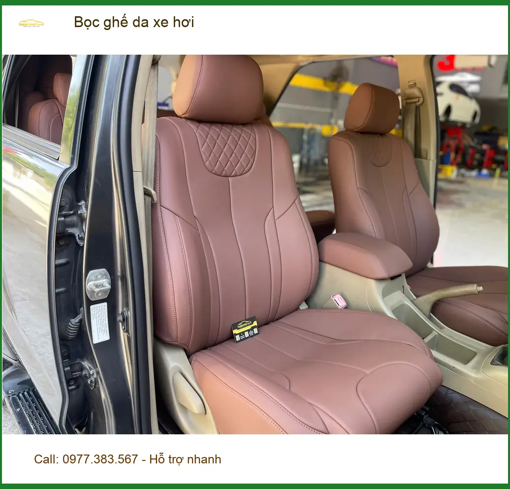 Anh Tú bọc ghế da xe hơi Kia K3 tại Quận 9 để nội thất thêm sang trọng ảnh thực tế 2