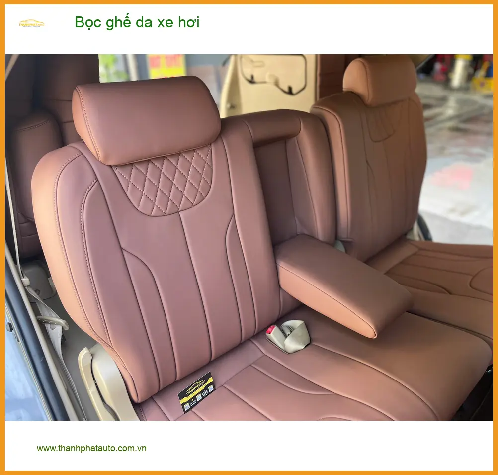 Anh Tú bọc ghế da xe hơi Kia K3 tại Quận 9 để nội thất thêm sang trọng ảnh thực tế 4